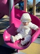 Детский демисезонный комплект Polar Teddy: курточка, штанишки, шапочка молочний 98-104 см - изображение 6