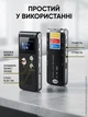 Диктофон з голосовою активацією 8 ГБ 50 годин роботи портативний акумуляторний цифровий кишеньковий прихований із MP3-плеєр записом розмов вбудованою пам’яттю вбудованим мікрофоном - зображення 3
