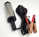 Погружающий электронасос 24V от аккумулятора для перекачки жидкостей воды топлива солярки помпа с зажимами на проводе 12л/мин 38м - изображение 5
