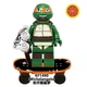 Набор коллекционных минифигурок «Черепашки-ниндзя на скейтах» (TMNT Set), 6 штук: Леонардо, Рафаэль, Микеланджело, Донателло - изображение 6