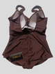 Купальник слитный (спереди юбка) Fuba 26202111 коричневый 56 (4XL) грудь 4D-5E-6F бедра 121-125 см - изображение 3