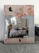 Постільна білизна євро 200х230 вафля + сатин L&M Home Textiles наволочки 50*70 сірий - зображення 2