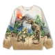 Світшот Molo Miksi Hot Spring Dinos, колір бежевий, розмір 122 (1S26J205.9900) - зображення 1