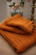 Раннер из натуральной марли 100% хлопок VTILENE, Burnt orange, 60 см, 1 м - изображение 1