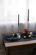 Марлевая дорожка для сервировки стола VTILENE, Dark dusty blue, 60 см, 1 м - изображение 2