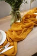 Марлевый раннер на стол ручного окрашивания VTILENE, Mustard, 60 см, 1 м - изображение 3