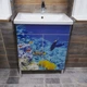 Пластикова тумба TheMix Fish із фотодруком 50 см - изображение 6
