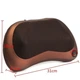 Масажер для шиї та плечей Massage Pillow ART-8028/5290, масажна подушка з роликовим масажем та інфрачервоним прогріванням, живлення від мережі та прикурювача авто, знімання напруги та спазмів, для спини, шиї, плечей - зображення 5
