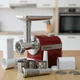 М’ясорубка Rainberg RB 2270 3800 Вт з реверсом, електрична шнекова м’ясорубка з 3 решітками 3/5/7 мм, 2 ножі, насадка кеббе, металевий лоток - изображение 1