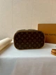 Косметичка в стиле Louis Vuitton канва 24х19х14 коричневая 45566 - изображение 9