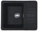 Кухонная мойка Adamant Small 570x455x180 чёрный металлик 440223 - изображение 1