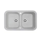 Кухонная мойка Adamant Twins 765x470x190 old stone 305223 - изображение 1