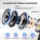 Багатофункціональні навушникик з сенсорни екраном QXUFV, Bluetooth 5.4, активне шумозаглушення, водозвхист ІРХ7, 5 режимів звучання, до 55 годин роботи, швидка зарядка - зображення 7