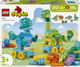 Zestaw klocków LEGO Duplo Dinozaury na kółkach 3w1 108 elementów (10451) - obraz 1