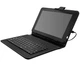 Чехол для планшета универсальный с клавиатурой Micro-USB 9.7-11" подставка Black (19003) - изображение 2