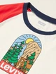 Лонгслів бавовняний Levi's для хлопчика Бежевий 98 см (36 мес) (567 pvu beige) - зображення 3