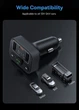 FM-трансмітер Baseus S-09 Lite Series Car FM Transmitter Cluster Black (C10762300113-00) - изображение 5