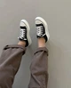 Універсальні кеди в стилі Vans Lilin Жіночі Чорно-білий 41 (26,5 см) (G610 black-white) - зображення 4