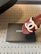 Жіночі червоні босоніжки-шльопанці Chanel Шанель зі шкіри 37 розмір - зображення 6