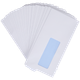 Конверты Office Essentials C5/C6 с окошком, 25 шт, белые, самоклеящиеся, FSC бумага - изображение 1