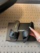 Жіночі чорні босоніжки-шльопанці Chanel Шанель зі шкіри 38 розмір - зображення 4