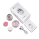 Очищающая щетка для лица Bucos Facial Cleansing Brush B1 Pink аккумуляторная силиконовая - изображение 6