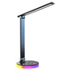Настільна лампа Zuma Line 5905316642867 SM-606 LED 1x5W 3000K-6000K+RGB 250Lm IP20 чорна - зображення 1