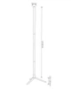 Торшер Goldlux 331328 Lolly LED 1x5W RGB IP20 білий - изображение 10