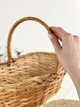 Корзина для пикника из лозы с одной ручкой "Карпаты" Коричневый - изображение 3