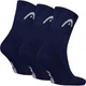 Носки Head ALL SPORTS TRAINING SHORT CREW 3P темно-синие (3 пары) 43-46 701229016-003 - изображение 2