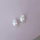 Перлина Біле сяйво, Shell pearl, 10x18 мм, біла, 2 шт. - зображення 2
