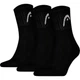 Носки Head ALL SPORTS TRAINING SHORT CREW 3P черные (3 пары) 43-46 701229016-001 - изображение 1