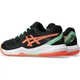 Кросівки тенісні дитячі Asics GEL-DEDICATE 8 PADEL чорно-помаранчево-м'ятні 37 1044A064-002 - зображення 3