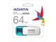 USB флеш накопичувач ADATA 64 GB UV240 USB 2.0 White (AUV240-64G-RWH) - изображение 2
