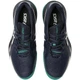 Кроссовки теннисные Asics GEL-RESOLUTION X темно-сине-бело-зеленые 41.5 1041A481-400 - изображение 6