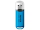 USB флеш накопичувач ADATA 32 GB C906 USB 2.0 Blue (AC906-32G-RWB) - изображение 2