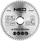 Диск побідитовий Neo Tools для пилки 210 x 30 мм (5906692004164) - зображення 1
