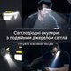 Акумуляторні окуляри ліхтарик LED COB + XPE сенсорні з підсвіткою Type-C IPX4 чорні для ремонту та роботи - зображення 2
