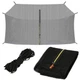 Siatka zewnętrzna do trampoliny Springos 365-374 cm 8 słupków (5903021931924) - obraz 2