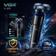 Электробритва мужская беспроводная бритва аккумуляторная электрическая VGR V-325 триммер для бритья бороды - изображение 1