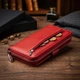 Женский кожаный кошелек для карт и купюр ST Leather bg193fash06 Красный - изображение 4