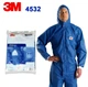 Защитный рабочий комбинезон 3M 4532 2XL Синий - изображение 1