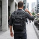 Текстильный рюкзак для ноутбука работы учебы и города FABRA bg225fash82 Черный - изображение 2