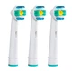 Насадки совместимы с электрической зубной щеткой Oral-B 3D White 3 шт - изображение 1