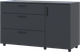 Комод Doros Торн Антрацит 3Ш/1Д 135х51.6х80 (41510185) - изображение 1