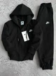Підлітковий спортивний костюм (худі + штани) для хлопчика Nike, чорний, розмір 38, ріст 128-134см - изображение 6