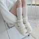 Гетры вязаные теплые one size белые - изображение 1