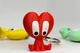 Брелок Love Buddy Пластик 50 мм Красны для ключей - изображение 1