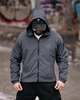 Вітровка чоловіча Stone Island сіра ТР6843, мембранна куртка з капюшоном, весняна XXL - зображення 6