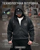 Чоловіча вітровка мембранна Stone Island Pancer чорна ТР6843, легка куртка з капюшоном, тактичний стиль XXL - зображення 2